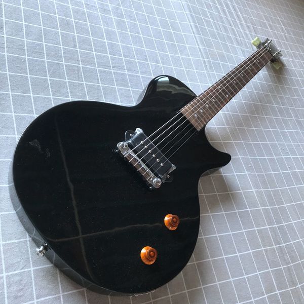 Guitarra eléctrica personalizada LP Black Beauty, diapasón de madera de rosa, envío gratis