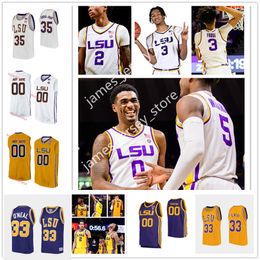 Custom LSU Tigers Stitched College Basketball Jersey 5 Dredrick Snelson 6 Tristan Payton 20 Greg McCrae 24 Bentavious Thompson 0 Naz Reid 1 Ja'Vonte Smart 4 Skylar Mays