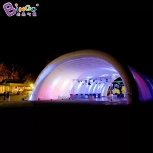 10mwx6mdx5mh sur mesure (33x20x16.5ft) Tente de couverture de scène gonflable géante pour une fête de mariage durable pour l'événement
