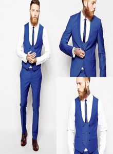 Custom Made 3 stuks Men Men Wedding Suits Slim Fit pak Tailor Made Suit Men Men Tuxedo Bruidegompak Hoogwaardige JacketPantStiev9811154