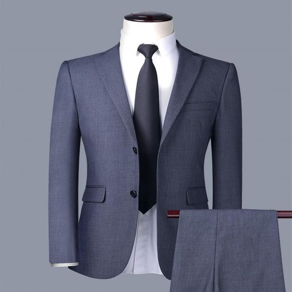 Custom Made Gris Foncé Hommes Costume Marié Costume Costumes De Mariage Pour Hommes Slim Fit Marié Tuxedos Pour ManVeste Pants2305