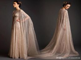 Op maat gemaakte Libanon gepersonaliseerde kristal Arabische avondkleding met lange mouwen Abaya Dubai Kaftan Marokkaanse jurken Avondjurken3386971