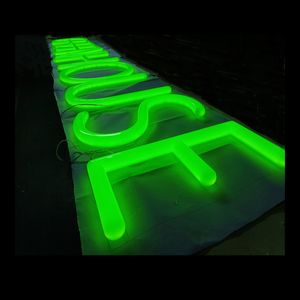 Op maat gemaakt neon acrylbord 12V led op maat neonlichtbord 3d letters