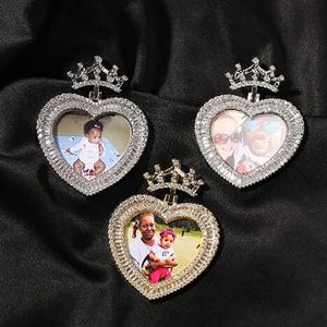 Collier avec pendentif photo de princesse sur mesure, breloque en Zircon glacé avec 24 chaînes de corde, bijoux hip hop Rock pour hommes et femmes, cadeau 217i