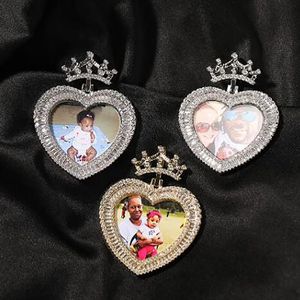 Collier avec pendentif photo de princesse sur mesure, breloque en Zircon glacé avec 24 chaînes de corde, bijoux hip hop Rock pour hommes et femmes, cadeau 215u
