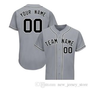 Custom Man Baseball Jersey Geborduurd gestikt team Elke naam Elk nummer Uniform Size S-3XL 021