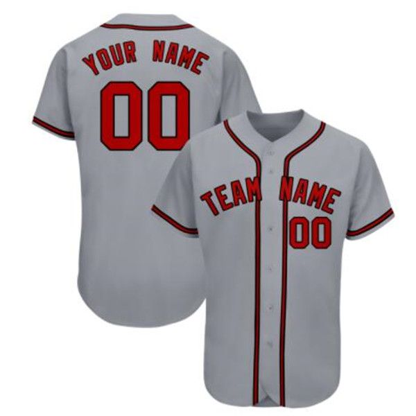 Custom Man Baseball Jersey Brodé Equipe cousue Logo N'importe quel numéro Taille uniforme S-3XL 013