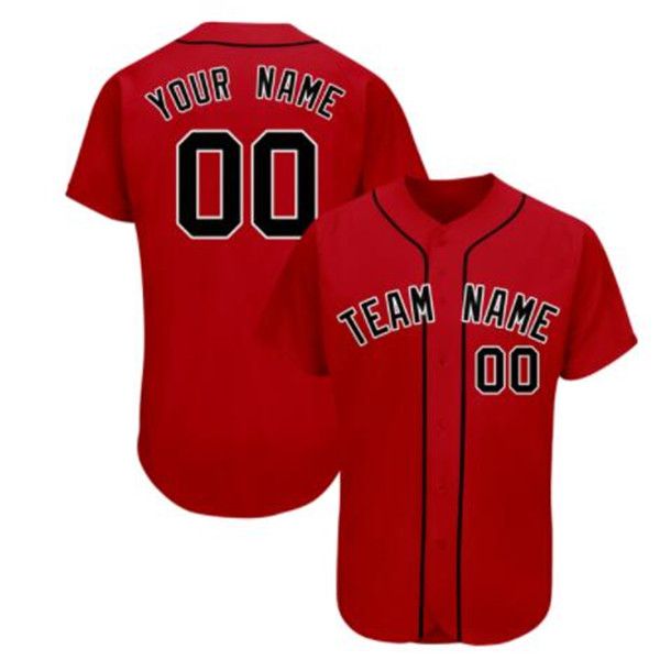 Maillot de baseball personnalisé pour hommes, logo d'équipe cousu brodé, n'importe quel nom, n'importe quel numéro, taille uniforme S-3XL 08