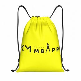MBAPS MBAPS KM Sac à dos Sac à dos Men Femmes Femmes Lightweight Soccer Gym Sports Sackpack Sacks pour Yoga Z2P7 #