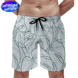 Pantalon de plage personnalisé pour hommes avec poche, respirant et confortable, ne bouloche pas facilement, cordon de serrage doublé de tissu en maille, cuir de pêche ample et décontracté, rayure verte 170g