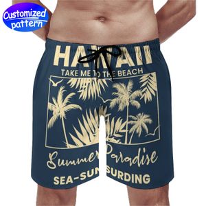 Pantalon de plage personnalisé pour hommes avec poche, respirant et confortable, ne bouloche pas facilement, cordon de serrage doublé de tissu en maille, cuir de pêche ample et décontracté, 170g Indigo