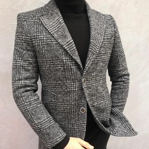 Smokings de mariage pour hommes personnalisés Slim Fit veste unique costumes à revers pour hommes deux boutons costume de marié d'affaires