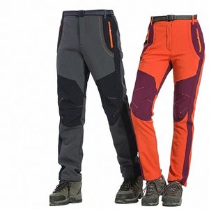 Hommes personnalisés hiver Softshell polaire pantalons de plein air imprimer logo Trekking Fish Camp escalade randonnée imperméable pantalons de sport de plein air U3cS #