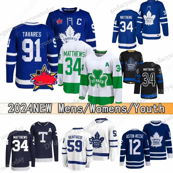 Custom Men Women Youth 34 Auston Matthews Hockey Jersey 16 Mitchell Marner Toronto Maple Leaf Nylander Ryan Reaves Morgan Rielly Max Domi Tyler Bertuzzi John Jerseys