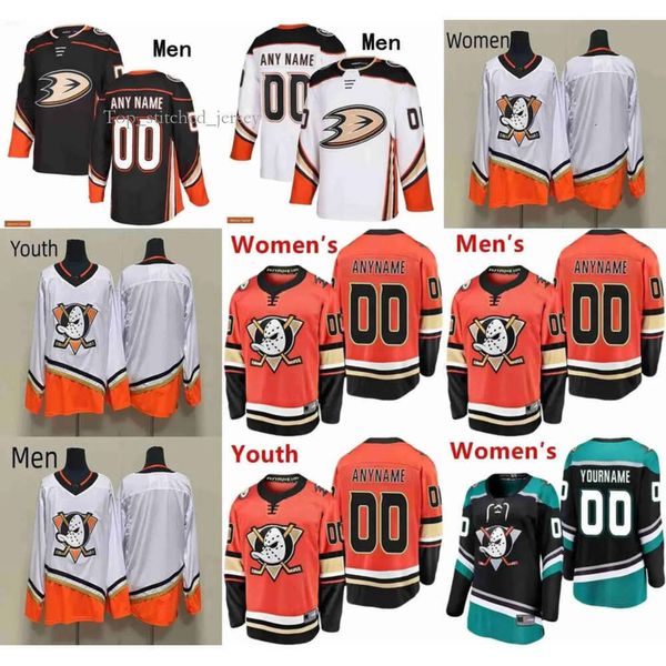 Personalizado Hombres Mujeres Jóvenes Anaheim''Ducks''Hockey Jerseys 11 Trevor Zegras 19 Troy Terry 49 Max Jones 38 Derek Grant 17 Scott Harrington 7 Jayso 8546