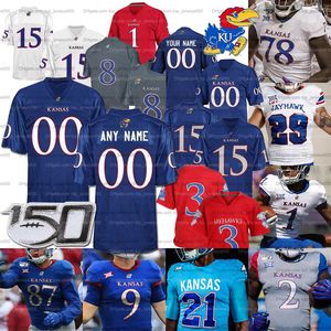 Custom Men Women Youth Football Jersey 1 Pooka Williams Jr. 48 Gale Sayers 2 Corione Harris 4 Andrew Perkment 5 Stephon Robinson 10 Khalil Herbert Prox 8 Miles Kendrick