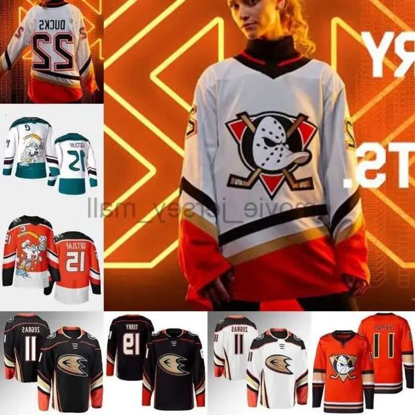 Personnalisé Hommes Femmes Jeunes Getzlaf Reverse Retro Jersey Anaheim''ducks''11 Trevor Zegras Troy Terry Adam Henrique John Klingberg Cam Fowler John 72