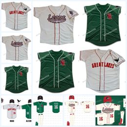 Hommes personnalisés femmes jeunes Grands lacunes Loons Baseball Jersey Green blanc Green Custom Double Shirts Cousue de baseball Jerseys