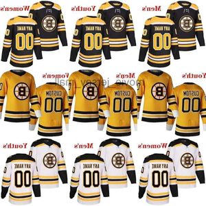 Maillots de hockey personnalisés pour hommes et femmes, Boston Bruins, hommes 33 Zdeno Chara 63 Marchand 37 Patrice Bergeron 88 David Pastrnak 73 Charlie Mcavoy 42