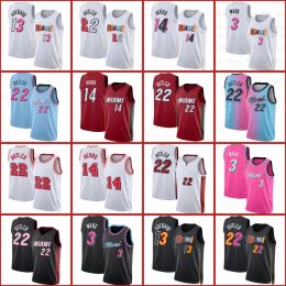 Maillots de basket-ball personnalisés pour hommes et femmes, Miami''Heat''City, rose et bleu