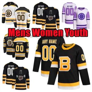 Hombres personalizados Mujeres jóvenes venden Boston'''Bruins''''custom Jerseys de hockey para hombres 25 Brandon Carlo 75 Connor Clifton 13 Charlie Coyle 17 Nick Foligno 28 Derek Forbort 11 Tren