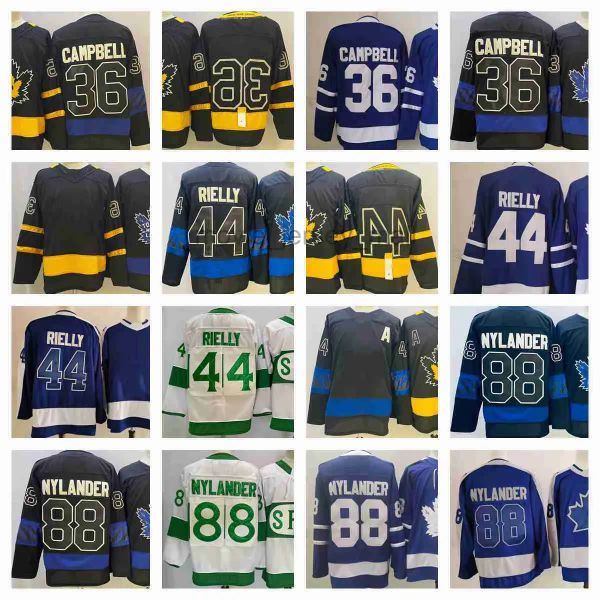 Benutzerdefinierte Männer Frauen Jugend Toronto''maple''leafs''new Reverse Retro Eishockey Trikots 36 Jack Campbell 44 Morgan Rielly Blank Stitched Jersey 43