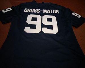 Personnalisé Hommes Jeunes femmes # 99 Yetur Gross-Matos Penn State Nittany Lionss Football Jersey taille s-4XL ou personnalisé n'importe quel nom ou numéro de maillot