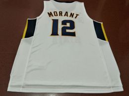 Custom Men Youth Women Rare JA Morant # 12 Murray State College Basketball Jersey Size S-4XL of Custom Any Name of Number Jersey