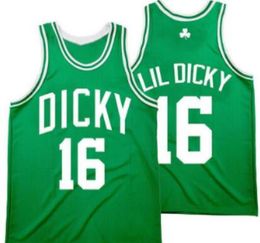 Aangepaste mannen jeugd vrouwen Vintage #16 Windy City Jersey Lil Dicky basketbal Jersey maat S-4XL of aangepaste naam of nummer jersey