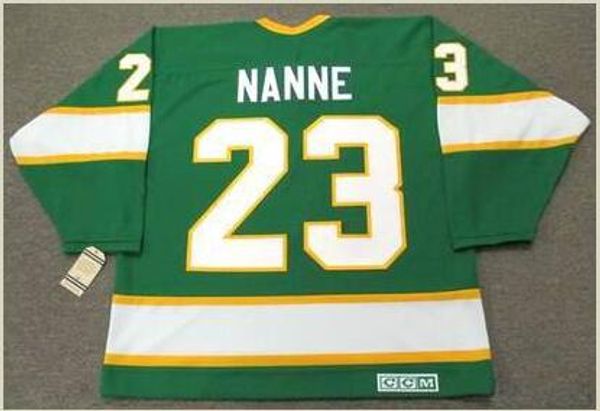 Personnalisé Hommes Jeunes femmes Vintage # 23 LOU NANNE Minnesota North Stars 1967 CCM Hockey Jersey Taille S-5XL ou personnalisé n'importe quel nom ou numéro