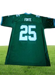 Hombres personalizados Juveniles Mujeres Vintage 25 Tulane Matt Forte Fútbol verde Tamaño de jersey S4XL o personalizado cualquier nombre o número Jersey1744310