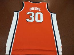 Personalizado Hombres Jóvenes mujeres Vintage # 30 Billy Owens Washingtonn Syracuse 1991 Baloncesto Jersey Tamaño S-4XL o personalizado cualquier nombre o número jersey