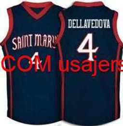Camisa de basquete masculina personalizada para jovens vintage nº 4 matthew dellavedova Marys tamanho S-4XL 5XL ou camisa personalizada com qualquer nome ou número