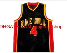 Aangepaste mannen jeugd vrouwen vintage #4 Oak Hill Rajon Rondo High School Basketball Jersey maat S-4XL 5xl of aangepaste naam of nummertrui