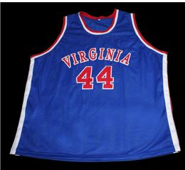 Aangepaste mannen jeugd vrouwen Vintage #44 GEORGE GERVIN VIRGINIA SQUIRES basketbal Jersey maat S-4XL of aangepaste naam of nummer jersey