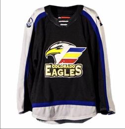 Personnalisé hommes jeunes femmes Vintage personnalisé 2018 20 Jersey Colorado Eagles Vintage Hockey Jersey taille S-5XL
