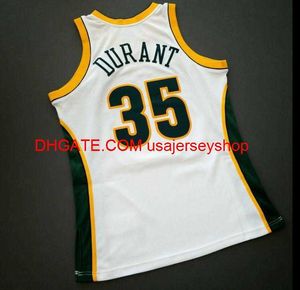 Custom Men Youth Women Vintage Kevin Durant Mitchell 07 08 College Basketball Jersey Taille S-4XL 5XL ou personnalisé n'importe quel nom ou numéro de maillot