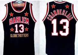 Personnalisé Hommes Jeunes femmes Vintage RARE WILT CHAMBERLAIN HARLEM GLOBETROTTERS Basketball Jersey Taille S-4XL ou personnalisé n'importe quel nom ou numéro de maillot