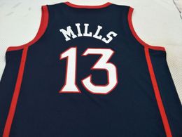 femmes hommes sur mesure jeunes vintage Sain Marys Patty Mills # 13 Basketball Jersey Taille S-4XL ou sur mesure tout maillot de nom ou le numéro