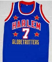 Custom Men Youth Women Vintage Vintage "Too Tall" Hall Harlem Globetrotters Basketbal Jersey Size S-4XL of Custom Any Name of Number Jersey