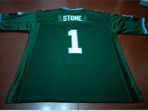 Custom Men Youth womenTulane Green Wave # 1 STONE Football Jersey tamaño s-5XL o personalizar cualquier nombre o número jersey