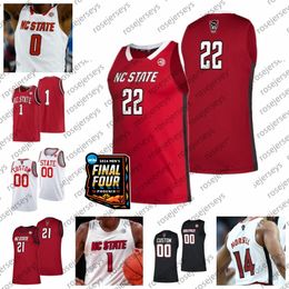 Custom NC State Basketball 2024 Finale vier DJ Horne DJ Burns Jr. Jayden Taylor Casey Morsell Morell Mohamed Diarra O'Connell Middlebrooks Men Women Youth Wolfpack Jersey