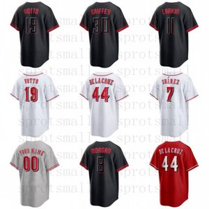 Personalizado Hombres Mujeres Jóvenes Elly De La Cruz Reds City Connect Béisbol Jersey Hunter Greene Jonathan India Ken Griffey Jr. Barry Larkin Joe Morgan Joey Votto Pete Rose Camisa