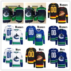 Custom Heren dames jeugd Pettersson Vancouver''47 Noah Juulsen 5 Tucker Poolman 3 Jack Rathbone 2 Luke Schenn 61 Riley Stillman 35 Thatcher Demko 30