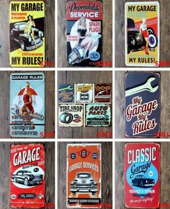 Aangepaste Metalen Tin Borden Sinclair Motor Oil Texaco poster thuis bar decor kunst aan de muur foto's Vintage Garage Teken 20X30cm ZZC2888408891