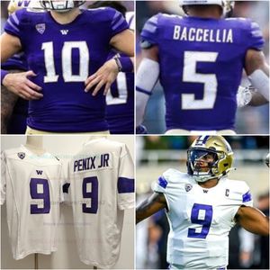 Maillot de football personnalisé Michael Penix Jr. Washington Huskies College Cameron Davis Wayne Taulapapa Jabbar Muhammad Daniyel Ngata Jack Westover Germie Bernard