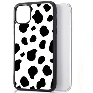 Coques de téléphone portable personnalisées motif zèbre de vache pour iPhone 12 11 Pro XS MAX XR X 7 8 Plus housse de protection par Sublimation 2D