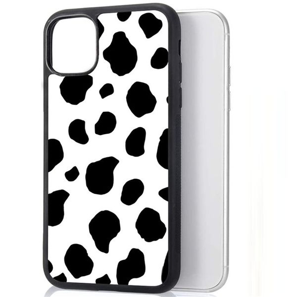 Coques de téléphone portable personnalisées motif zèbre de vache pour iPhone 12 11 Pro XS MAX XR X 7 8 Plus housse de protection par Sublimation 2D