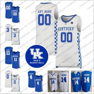 2020 Kentucky Wildcats #3 Tyrese Maxey 4 Nick Richards 5 Immanuel Quickley 11 Dontaie Allen 23 EJ Montgomery Men Youth Kid Jersey