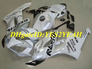 Custom Motorcycle Fairing Kit voor Honda CBR1000RR 04 05 CBR 1000RR 2004 2005 CBR1000 ABS TOP Silver White Backset Set + Gifts HM42